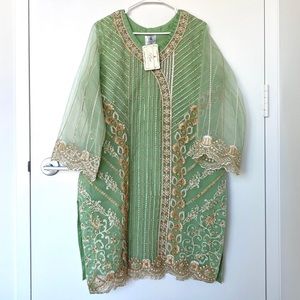 Original Benchmark Embroidered Organza 3-Piece